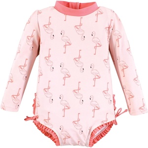 image:imageHudson Baby Unisex Baby Cotton Bodysuits Little MonkeyPink Flamingo Toddler