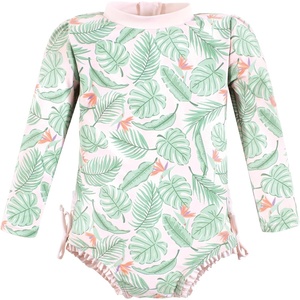 image:imageHudson Baby Unisex Baby Cotton Bodysuits Little MonkeyPink Palm Toddler