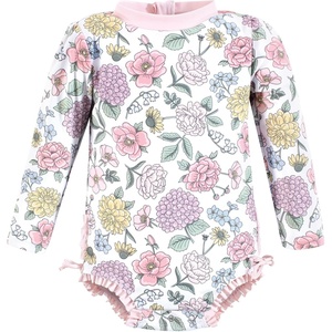 image:imageHudson Baby Unisex Baby Cotton Bodysuits Little MonkeyVintage Blossom Baby