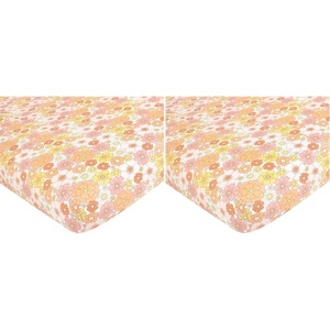 image:imageHudson Baby Unisex Baby Cotton Fitted Crib Sheet Forest One SizeFlores De Amor De Paz