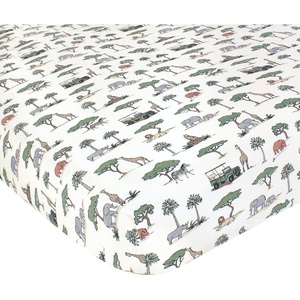 image:imageHudson Baby Unisex Baby Cotton Fitted Crib Sheet Forest One SizeGoing on Safari