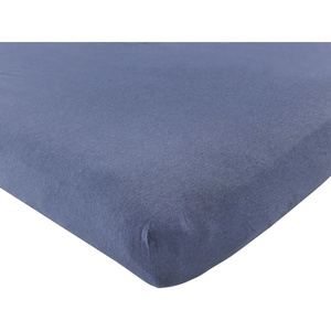 image:imageHudson Baby Unisex Baby Cotton Fitted Crib Sheet Forest One SizeHeather Navy