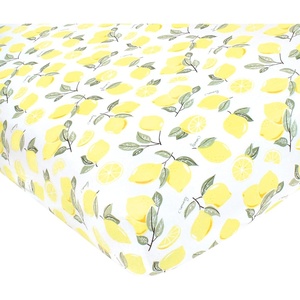 image:imageHudson Baby Unisex Baby Cotton Fitted Crib Sheet Forest One SizeLemon