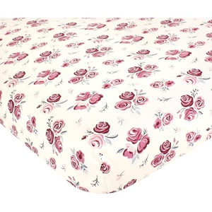 image:imageHudson Baby Unisex Baby Cotton Fitted Crib Sheet Forest One SizeRose