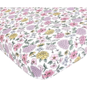 image:imageHudson Baby Unisex Baby Cotton Fitted Crib Sheet Forest One SizeVintage Blossom