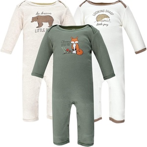 image:imageHudson Baby unisexchild Cotton CoverallsForest Fox