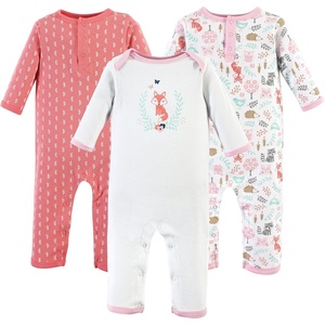 image:imageHudson Baby unisexchild Cotton CoverallsWoodland Fox