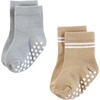 image:imageHudson Baby Unisex Baby Cotton Rich Newborn and Terry SocksAthletic Stripe Neutral