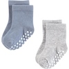 image:imageHudson Baby Unisex Baby Cotton Rich Newborn and Terry SocksBlue Gray Basic