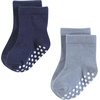 image:imageHudson Baby Unisex Baby Cotton Rich Newborn and Terry SocksBlue Gray Basic