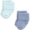image:imageHudson Baby Unisex Baby Cotton Rich Newborn and Terry SocksBlue Teal Neutral