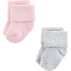 image:imageHudson Baby Unisex Baby Cotton Rich Newborn and Terry SocksMauve Neutral