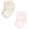 image:imageHudson Baby Unisex Baby Cotton Rich Newborn and Terry SocksMauve Neutral