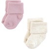 image:imageHudson Baby Unisex Baby Cotton Rich Newborn and Terry SocksMauve Neutral
