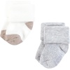 image:imageHudson Baby Unisex Baby Cotton Rich Newborn and Terry SocksNeutral Heel Toe