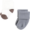 image:imageHudson Baby Unisex Baby Cotton Rich Newborn and Terry SocksNeutral Heel Toe