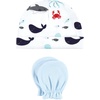 image:imageHudson Baby Unisex Baby Cotton Cap and Scratch Mitten SetOcean Friends