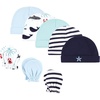 image:imageHudson Baby Unisex Baby Cotton Cap and Scratch Mitten SetOcean Friends