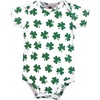 image:imageHudson Baby Infant Boy Cotton Bodysuits Mommys Lucky Charm 03 Months