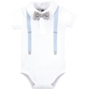 image:imageHudson Baby Infant Boys Cotton Bodysuits 3Pack Gator Polo 03 Months