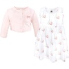 image:imageHudson Baby Toddler and Girls Cotton Dress and Cardigan SetBonjour Paris