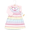image:imageHudson Baby Toddler and Girls Cotton Dress and Cardigan SetCascading Hearts