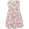 image:imageHudson Baby Toddler and Girls Cotton Dress and Cardigan SetPink Yellow Pretty Floral