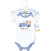 image:imageHudson Baby Unisex Baby Cotton Bodysuits Carrot Patch Truck 36 Months