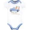 image:imageHudson Baby Unisex Baby Cotton Bodysuits Carrot Patch Truck 36 Months