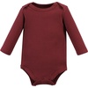 image:imageHudson Baby Unisex Baby Thermal Long Sleeve BodysuitsAcorn Botanical
