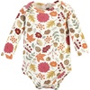 image:imageHudson Baby Unisex Baby Thermal Long Sleeve BodysuitsAcorn Botanical