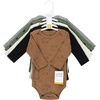 image:imageHudson Baby Unisex Baby Thermal Long Sleeve BodysuitsBear Tree