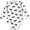 image:imageHudson Baby Unisex Baby Thermal Long Sleeve BodysuitsBuffalo Plaid Moose