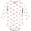 image:imageHudson Baby Unisex Baby Thermal Long Sleeve BodysuitsCreative Rainbows