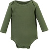 image:imageHudson Baby Unisex Baby Thermal Long Sleeve BodysuitsSage Dinosaur