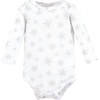 image:imageHudson Baby Unisex Baby Thermal Long Sleeve BodysuitsSnowflake