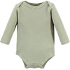image:imageHudson Baby Unisex Baby Thermal Long Sleeve BodysuitsSoft Pink Sage Rose