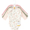 image:imageHudson Baby Unisex Baby Thermal Long Sleeve BodysuitsSoft Pink Sage Rose