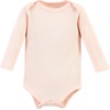 image:imageHudson Baby Unisex Baby Thermal Long Sleeve BodysuitsSoft Pink Sage Rose