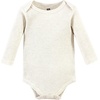 image:imageHudson Baby Unisex Baby Thermal Long Sleeve BodysuitsSoft Pink Sage Rose
