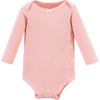 image:imageHudson Baby Unisex Baby Thermal Long Sleeve BodysuitsSoft Pink Sage Rose