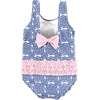 image:imageHudson Baby Unisex Baby and Toddler Swimsuit MermaidBlue Medallion Flower Baby