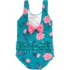 image:imageHudson Baby Unisex Baby and Toddler Swimsuit MermaidTeal Floral Baby
