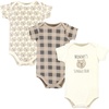 image:imageHudson Baby Unisex Baby Cotton Bodysuits Snuggle Bear 69 Months