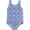 Blue Medallion Flower Toddler