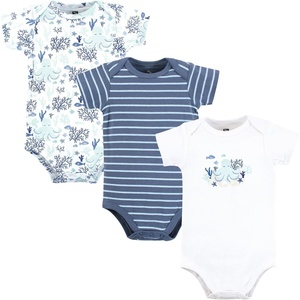 image:imageHudson Baby Infant Boy Cotton Bodysuits Mint Octopus 03 Months