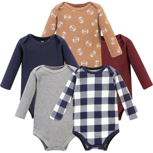 image:imageHudson Baby Unisex Baby Thermal Long Sleeve BodysuitsFootball