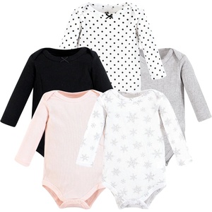 image:imageHudson Baby Unisex Baby Thermal Long Sleeve BodysuitsSnowflake
