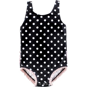 image:imageHudson Baby Unisex Baby and Toddler Swimsuit MermaidBlack Dot Pink Baby