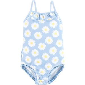 image:imageHudson Baby Unisex Baby and Toddler Swimsuit MermaidBlue Daisy Baby